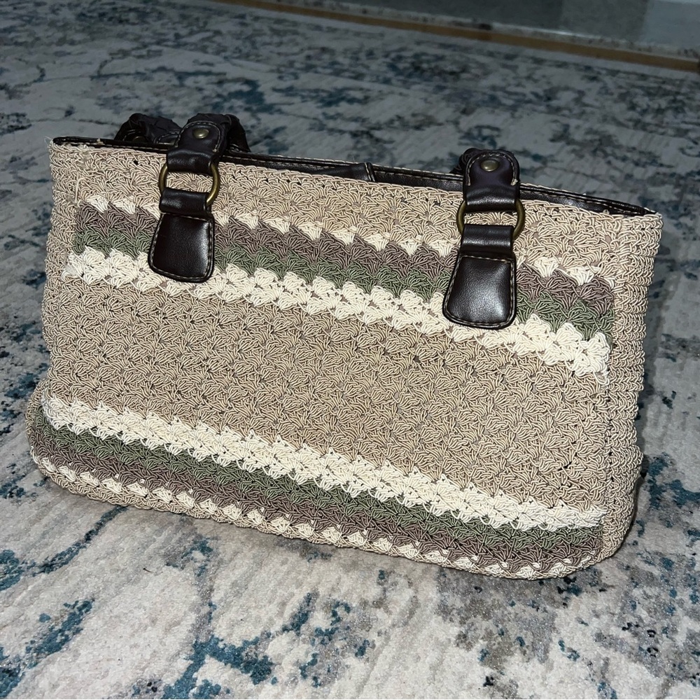 Knit Crochet Purse